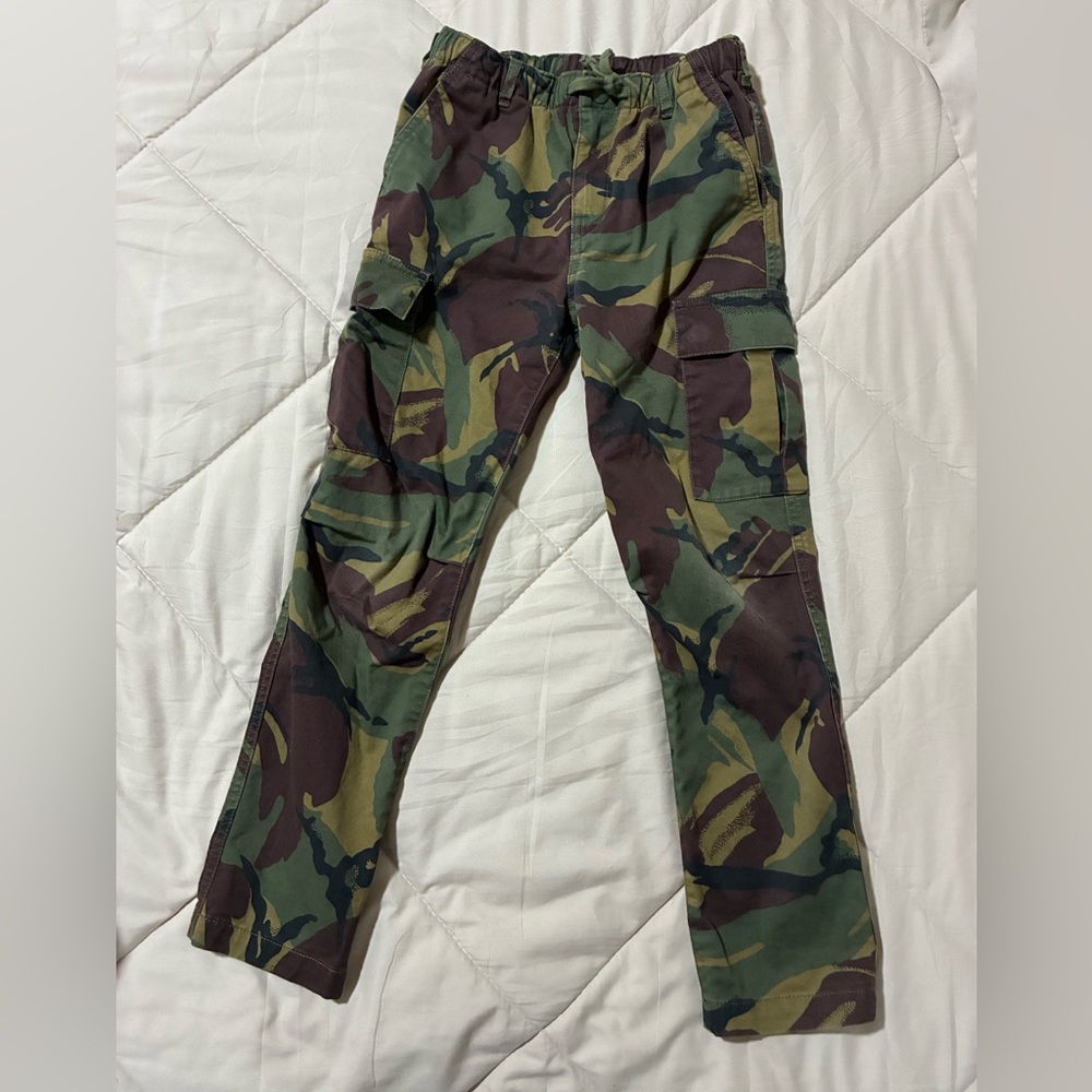 Polo Ralph Lauren Green Camouflage Cargo Pants Boys 7